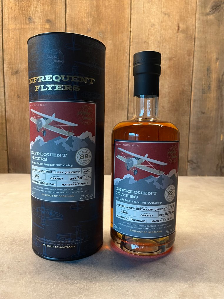 Infrequent Flyers 2003 22 years old Marsala Hogshead Marsala finish - Alistair Walker Whisky Company - b. 2025 - 70cl #1.0
