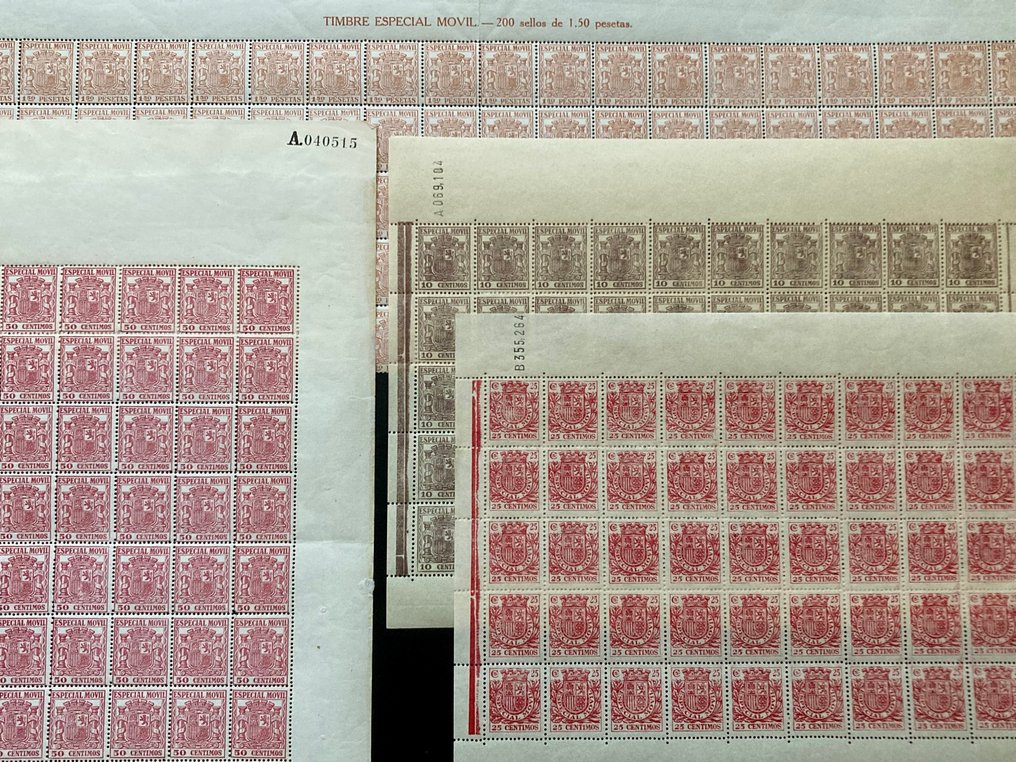 Espanha 1933 - Fiscais especiais móveis. Processos da República Espanha. #1.0