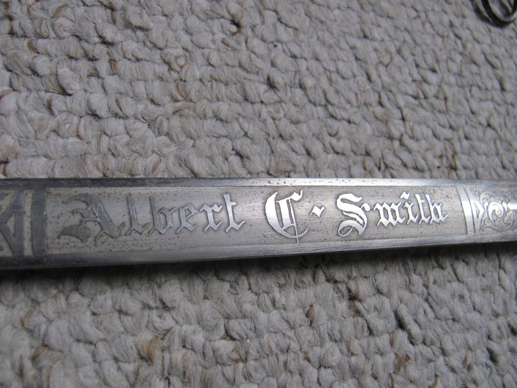 剑 - Ames Sword Chicopee Southshore commandery no.31.k.t Albert cr Smith 美洲,古典时期 - 美国 - 1850-1900 #2.1