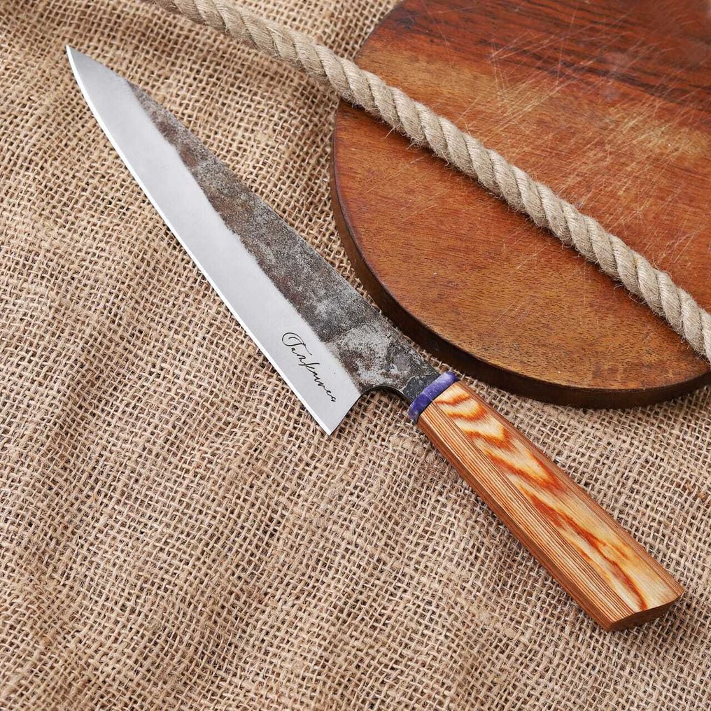 廚刀 - R670 - 橄欖 - 義大利 - 厨师的 Gyuto 刀 #1.0