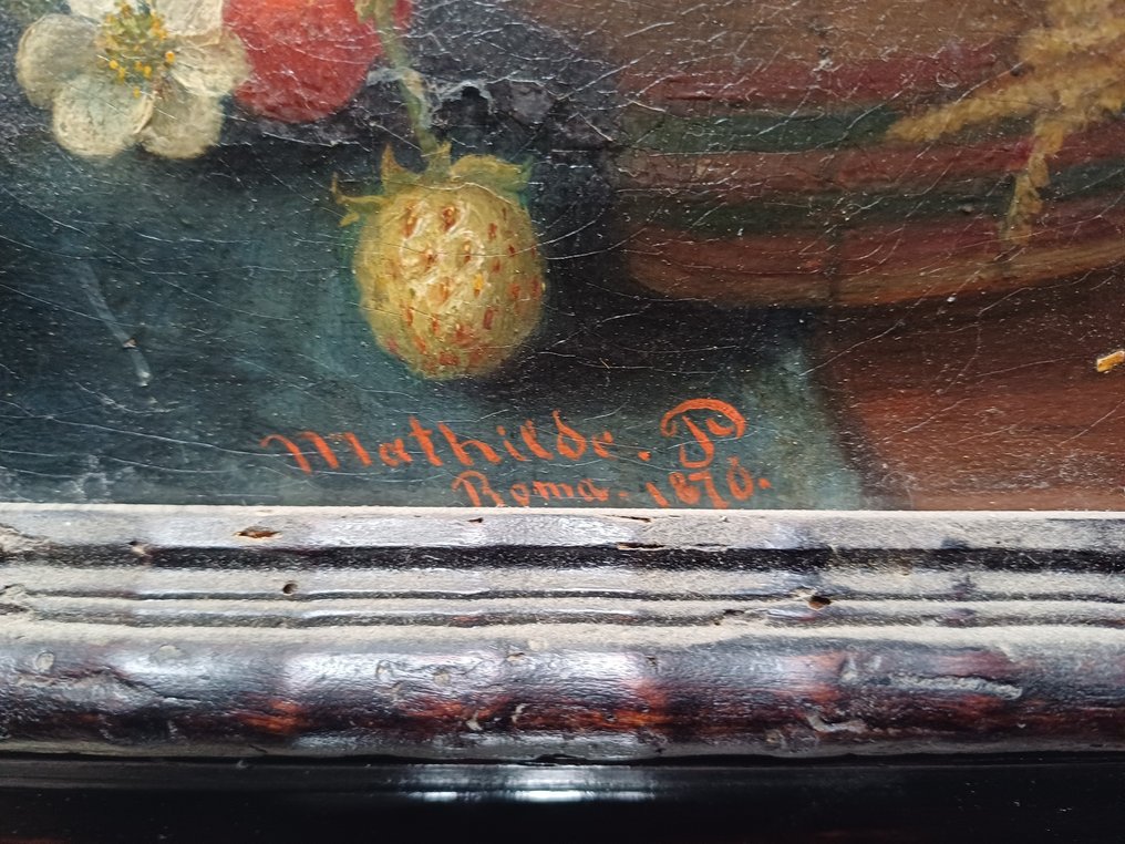 Matilde Bonaparte (1820-1904) - Cesto con fragole #4.3