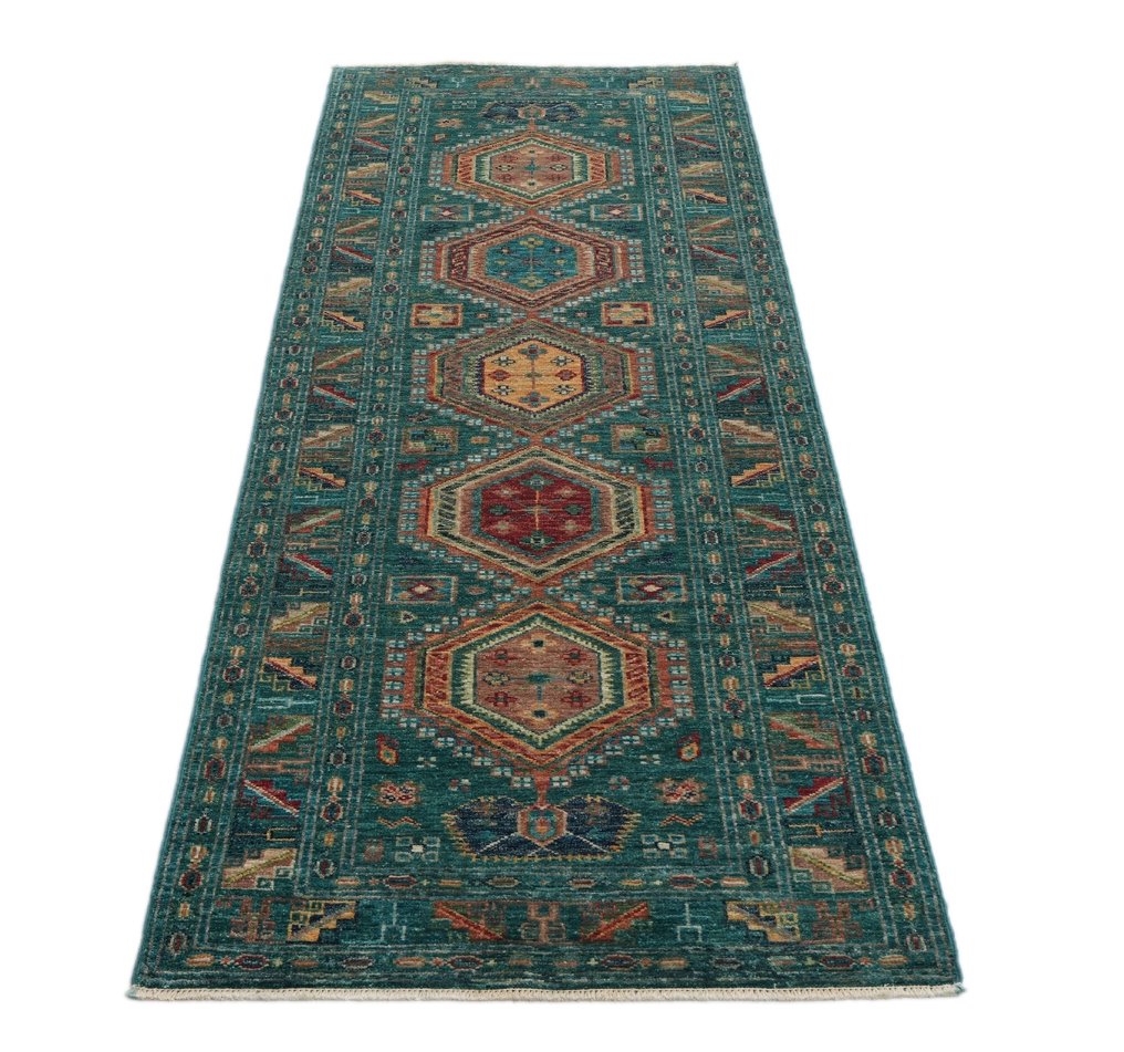 Kazak - Meisterstück - New - Carpet - 209 cm - 74 cm #2.1