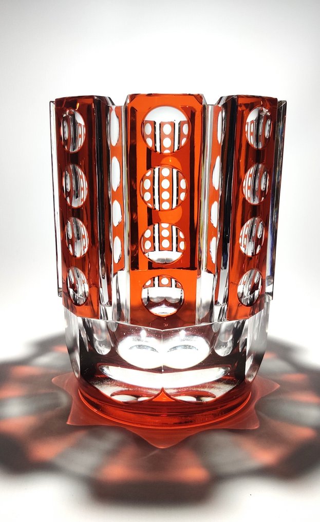 Val Saint Lambert - Charles Graffart - Vase - Cezanne catalog 1938 - Crystal #4.3