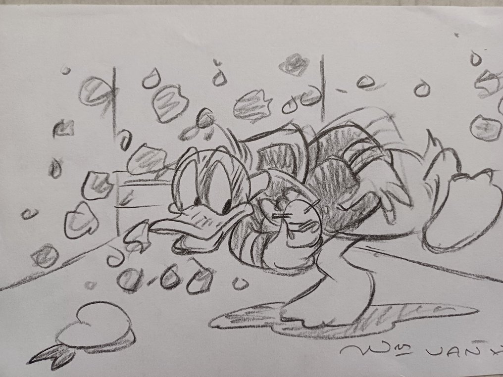 William Van Horn - Original drawing - Donald Duck - 2012 #2.1