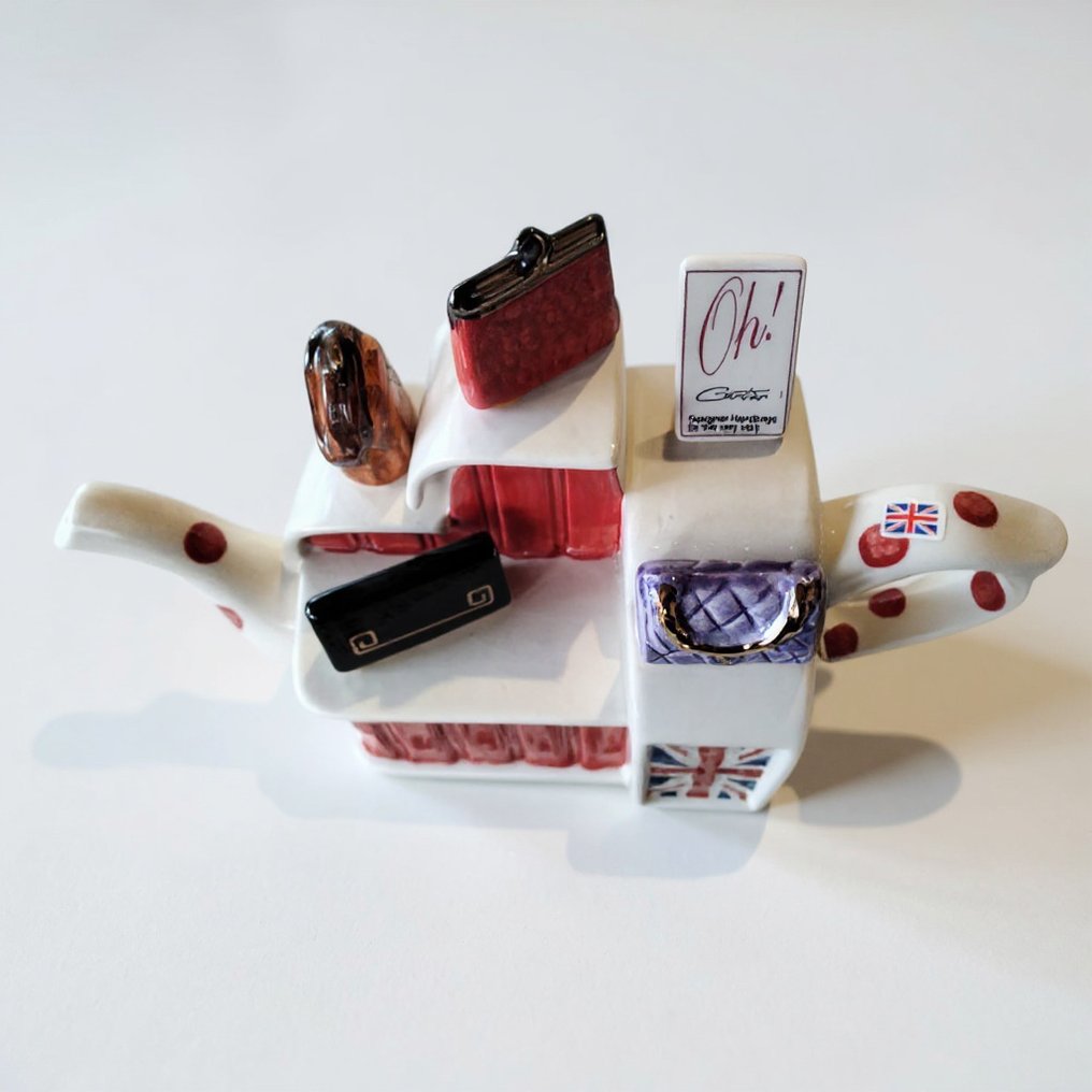 TONY CARTER - TONY CARTER - Teapot - Ceramic - Red luxury teapot and bags #3.2