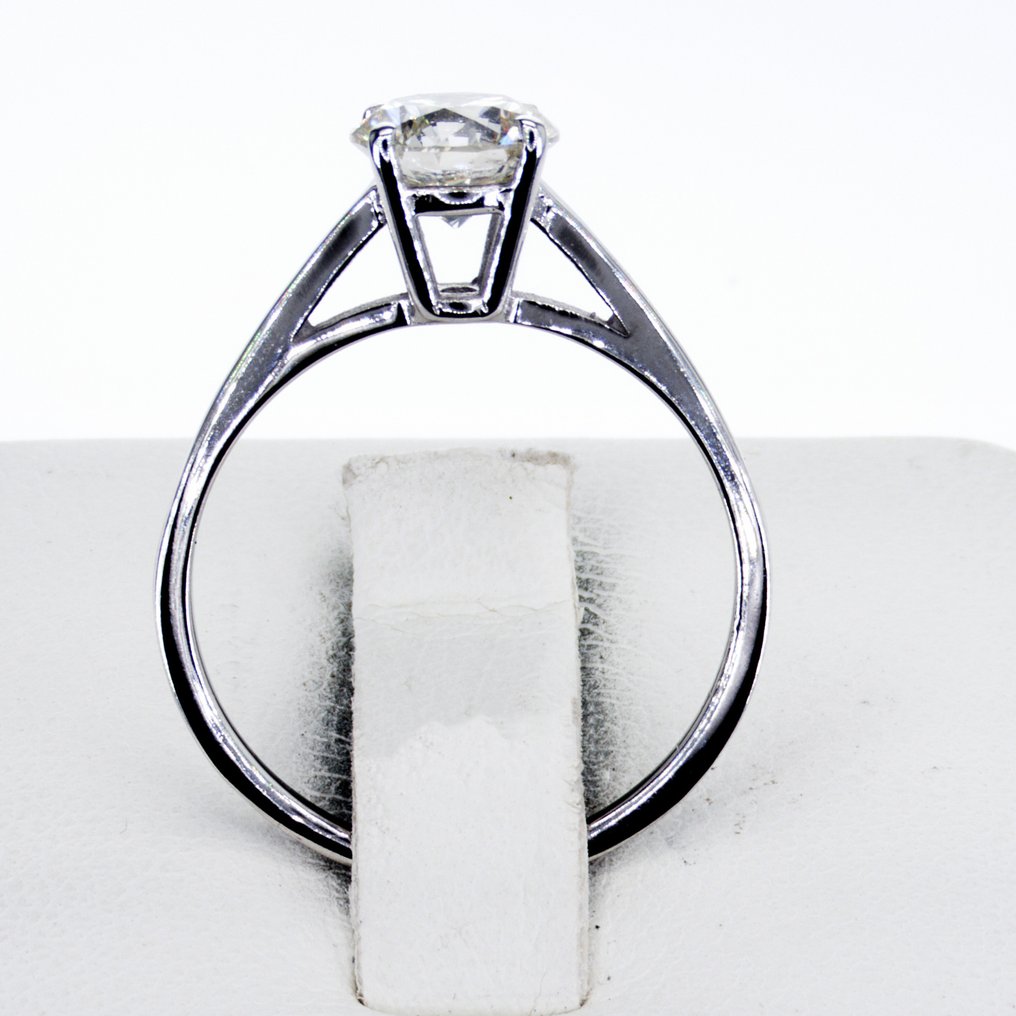 没有保留价 - 订婚戒指 - 14K包金 白金 - 1.01ct. tw. 钻石 (天然) #2.1