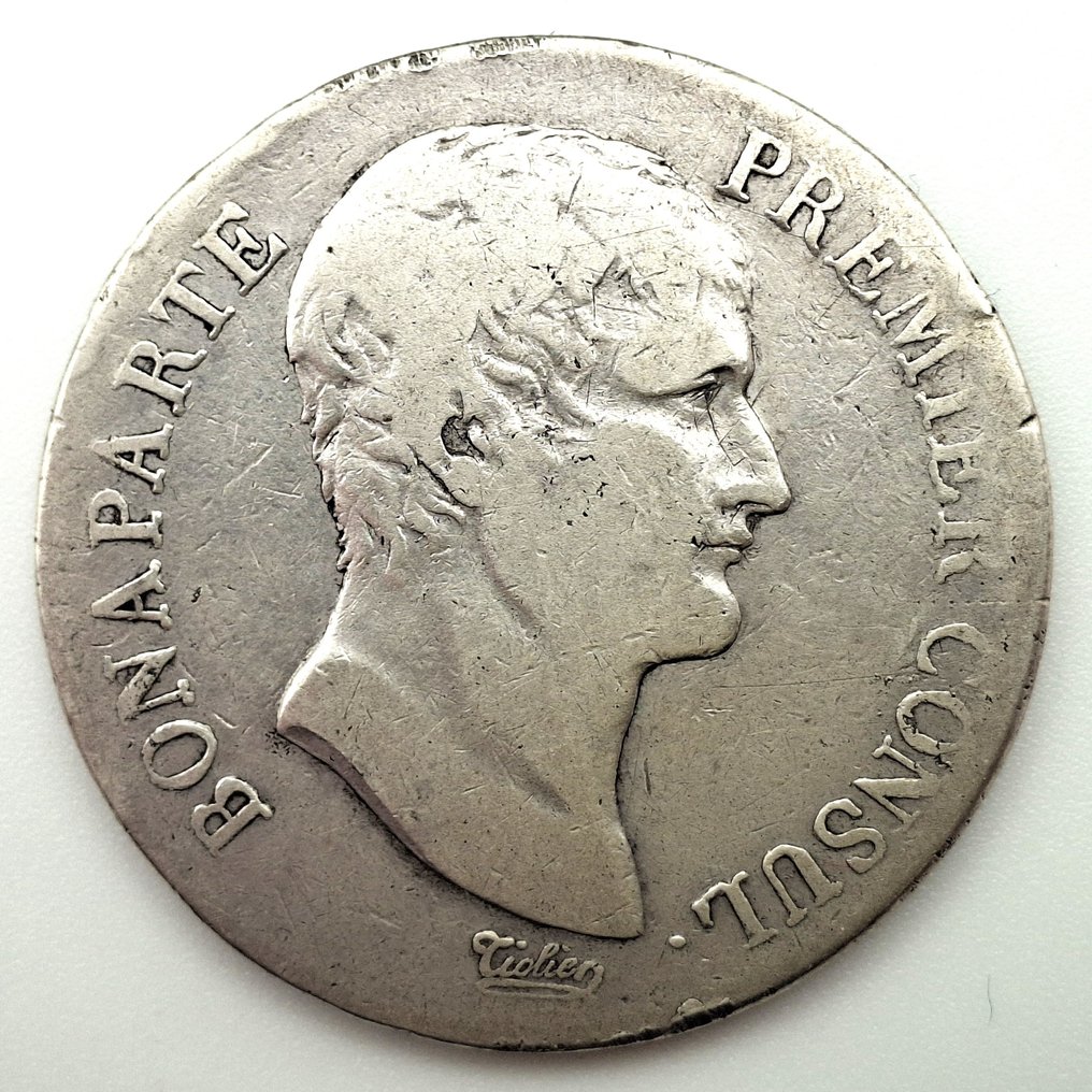 Frankrike. Consulat (1799-1804). 5 Francs An XI-A, Paris  (Ingen reservasjonspris) #1.0