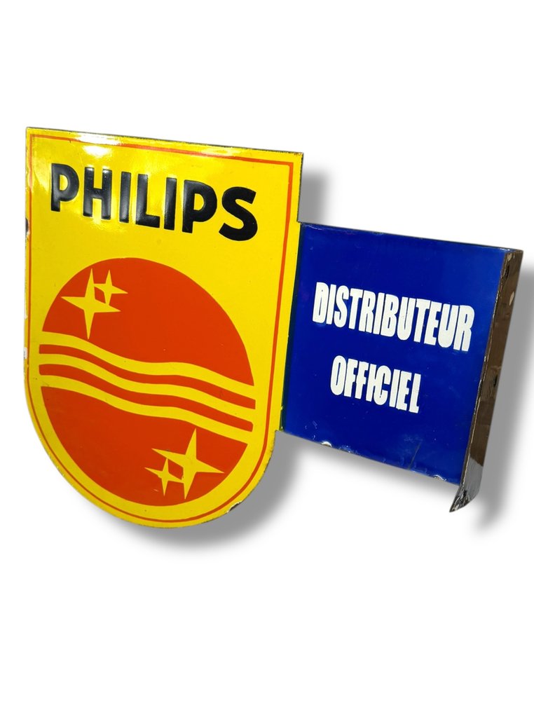 Philips XL - Double Face sur équerre - Piatto smaltato - Smalto #1.0