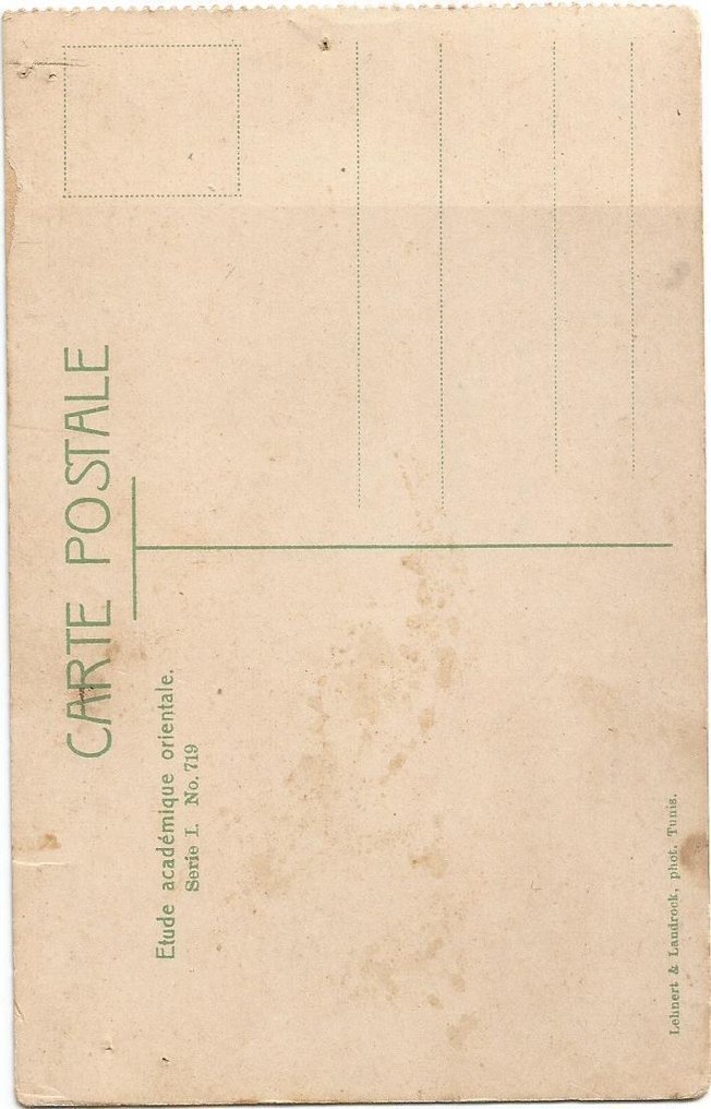 阿尔及利亚, 突尼斯, 埃及, 摩洛哥 - 裸体 - 北非民族裸体 - 明信片相册 (24) - 1908-1926 #2.1