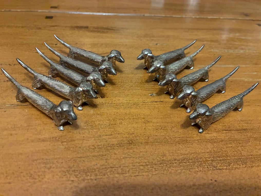 Porte couteau (10) - Fer - 10 teckels messagers #4.3