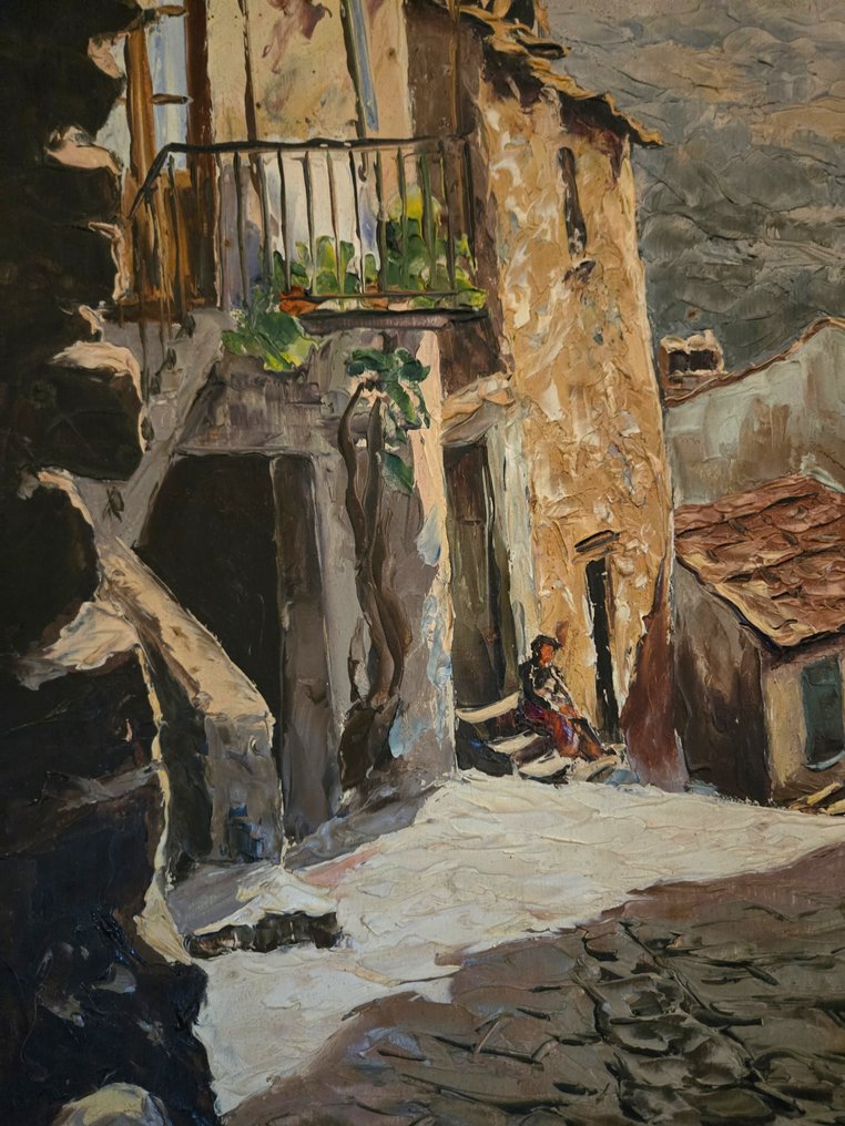 Vincent Cermignani (1902-1971) - Vieille rue de lucéram #2.1