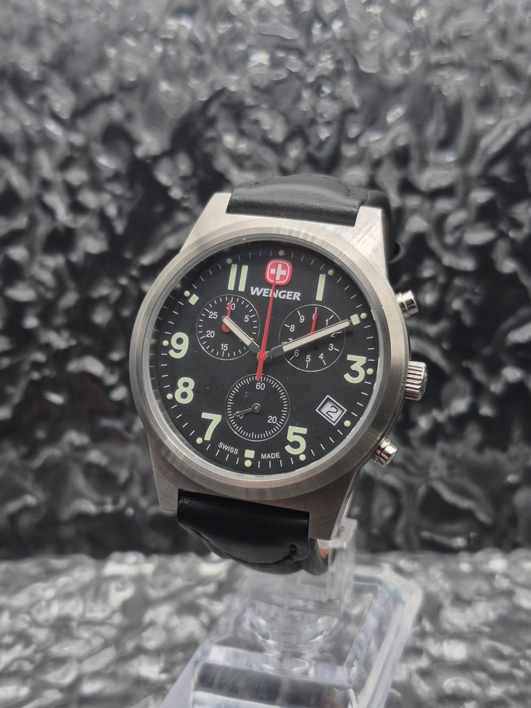 Wenger - Military Chronograph - No Reserve Price - 72955W.XL - 7295X Full Set - Men - 2010-2020 #1.0