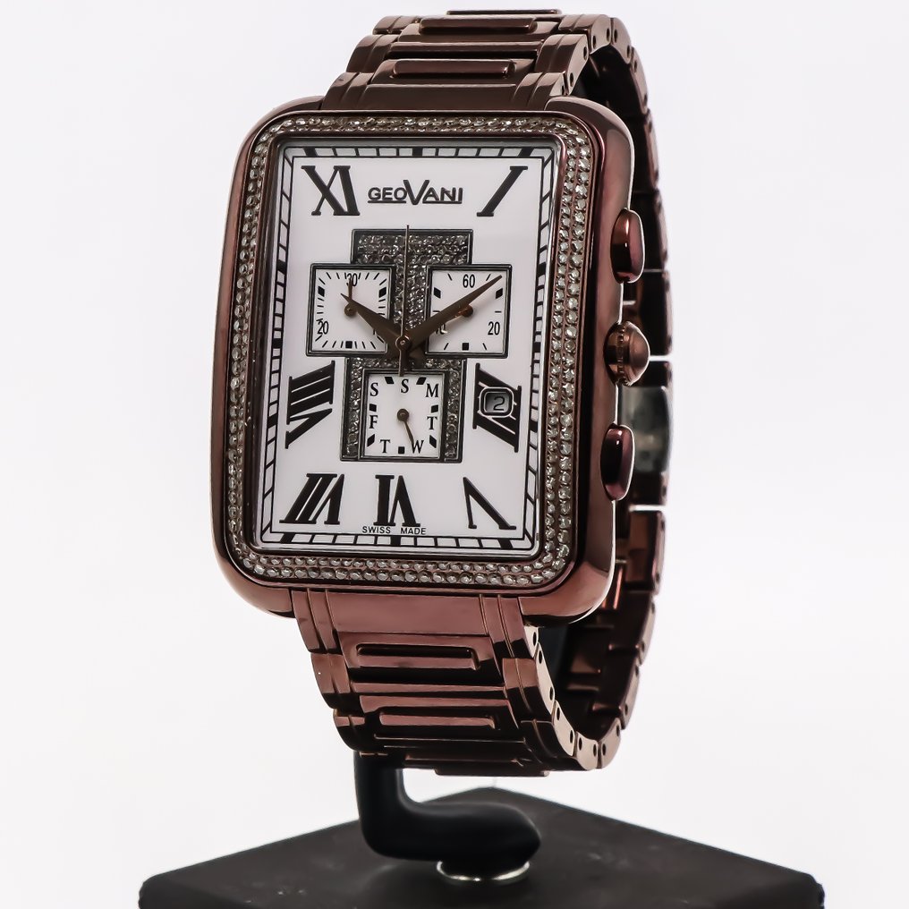 GEOVANI - Swiss Diamond Watch - GOC501-CC-D-1 - No reserve price - Men - 2000-2010  #2.1