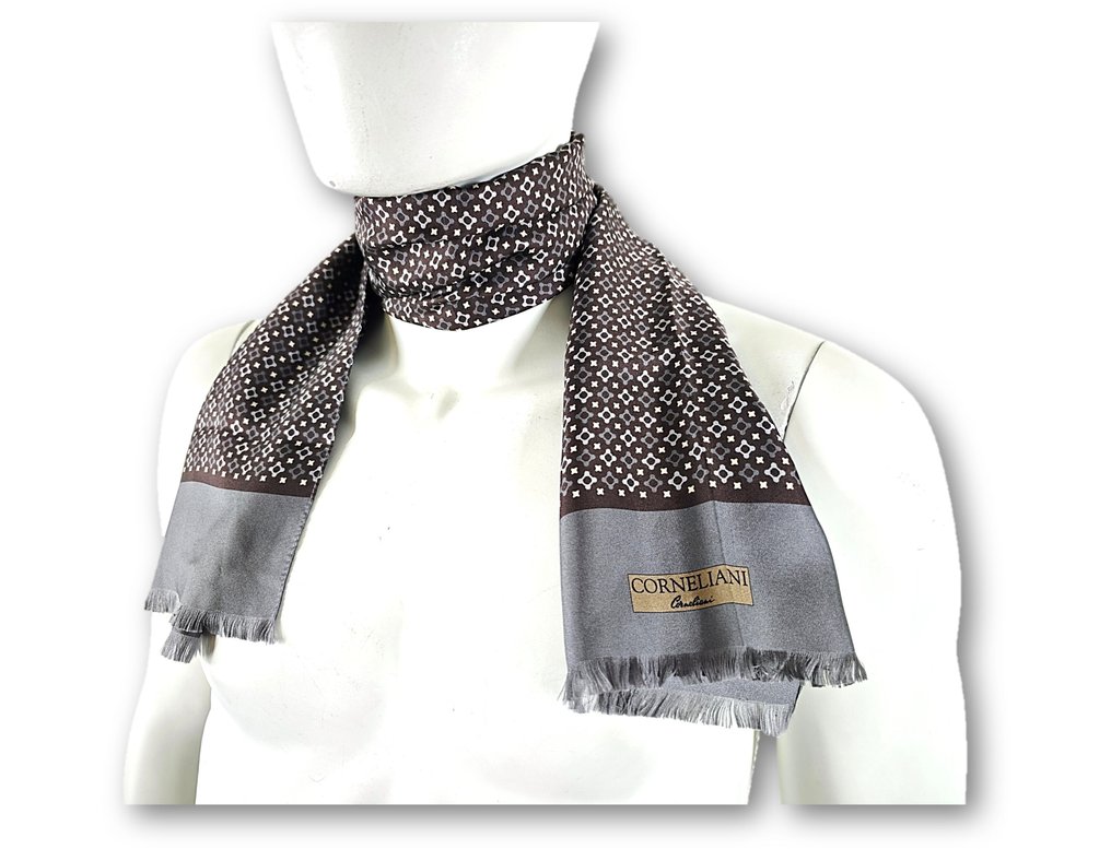 Corneliani - NEW - 100% Silk - Κασκόλ #1.0