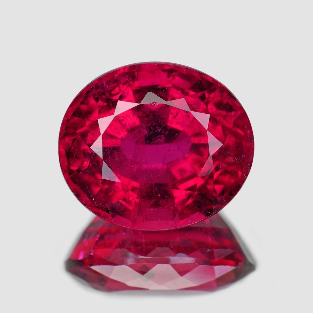 1 pcs Rood Toermalijn - 3.01 ct - nternational Colored Gemstone Association (ICA GemLab) - Rubellite #1.0