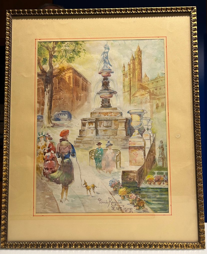 O’Tama Kiyohara (1861-1939) - La passeggiata #1.0