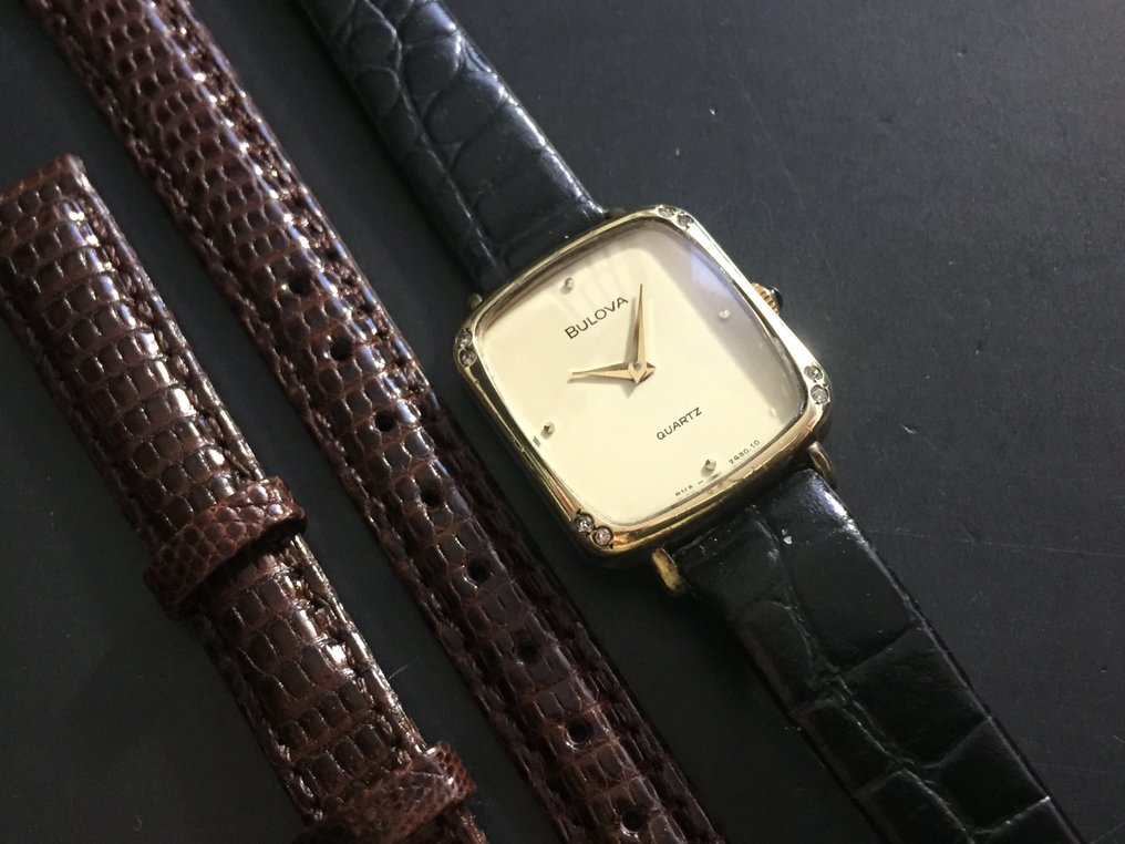 Bulova - De Luxe Diamonds Bisel New Old Stock - Nincs minimálár - . - Női - 1990-1999 #3.2