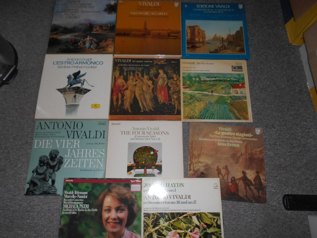 Antonio Vivaldi - 4 Boxsets & 7 lps: Vivaldi: Accardo, Ayo, I Musici etc., 20 lps - Multiple titles - LP Albums (multiple items) - Stereo - 1959 #1.0