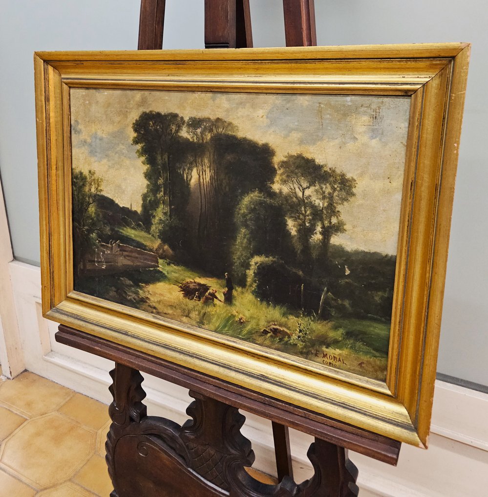 Henri Auguste Alban Moral (1840–1889) - Light at the Edge of the Forest #4.3