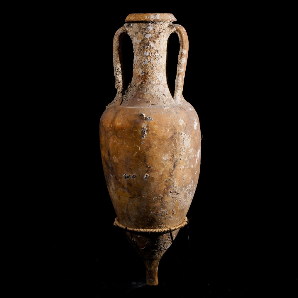 古希腊 Terracotta 巨大运输陶罐，92厘米 - 展出于伊费尔甘博物馆 - #1.0