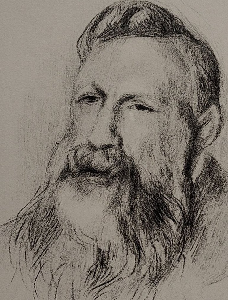 Pierre-Auguste Renoir (1841-1919), (after) - Auguste Rodin - lithograph, 1951 #4.3