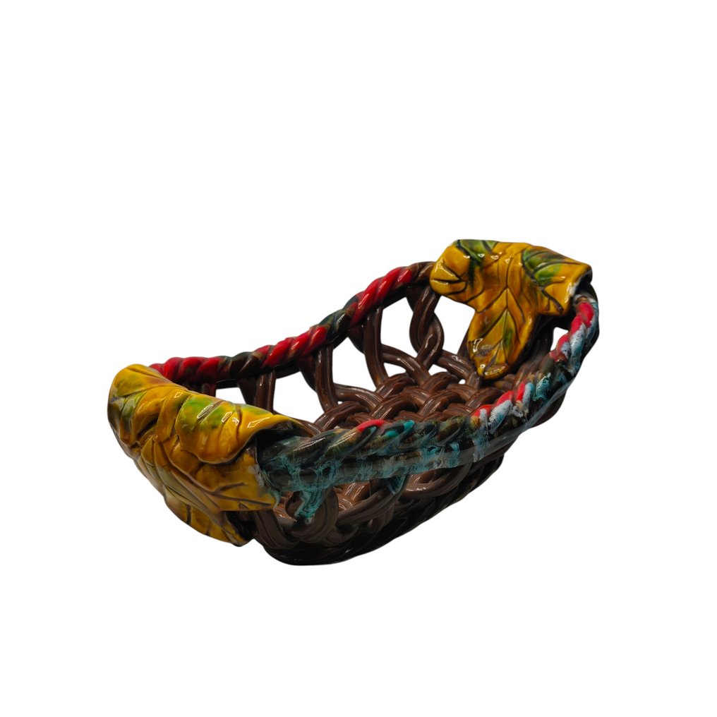 Vallauris - Frugtkurv - Keramik, Forskellige slags sten #1.0