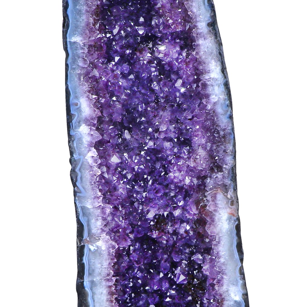 Vivid Amethyst -  'Cathedral' Geode - 83x22x26 cm- 52 kg #2.1
