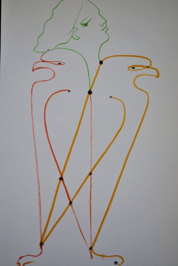 Jean Cocteau (1889-1963) - Les deux aigles #3.2