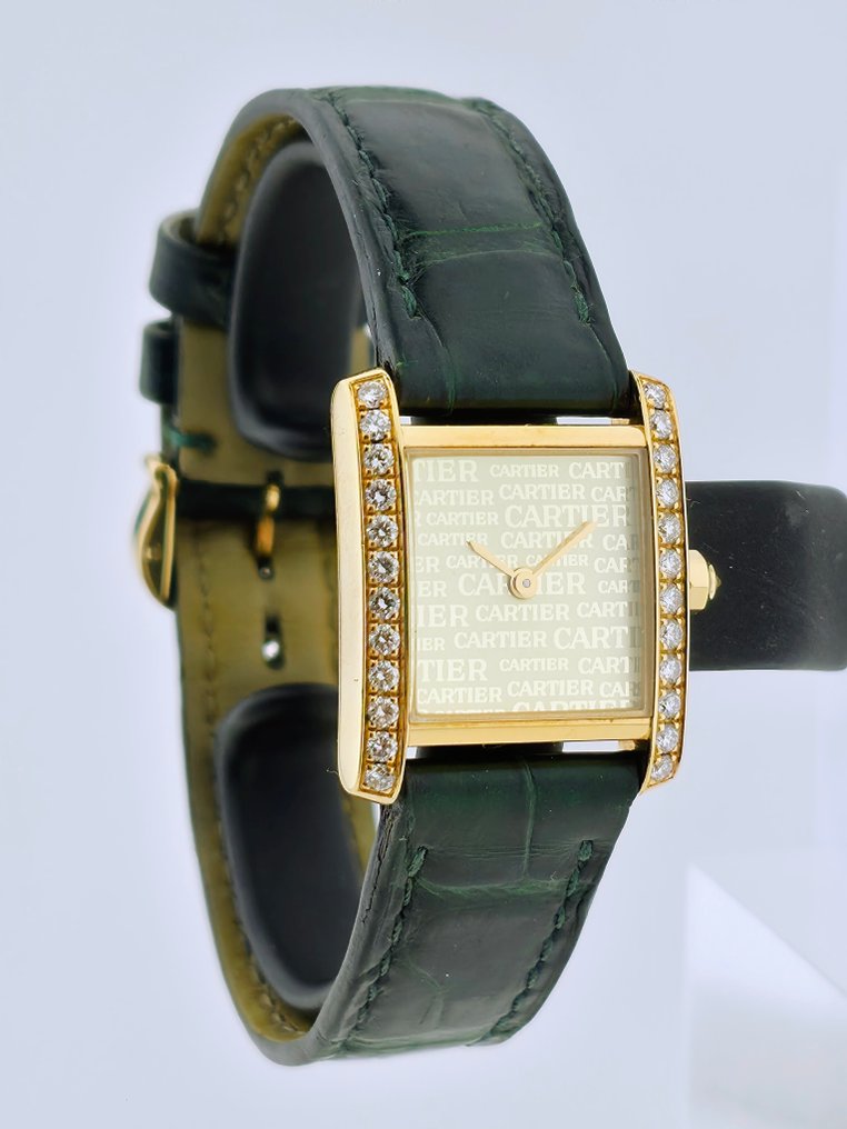 Cartier - Tank Française  'Factory Diamond' bezel - 2385 - Dame - 2000-2010  #1.0