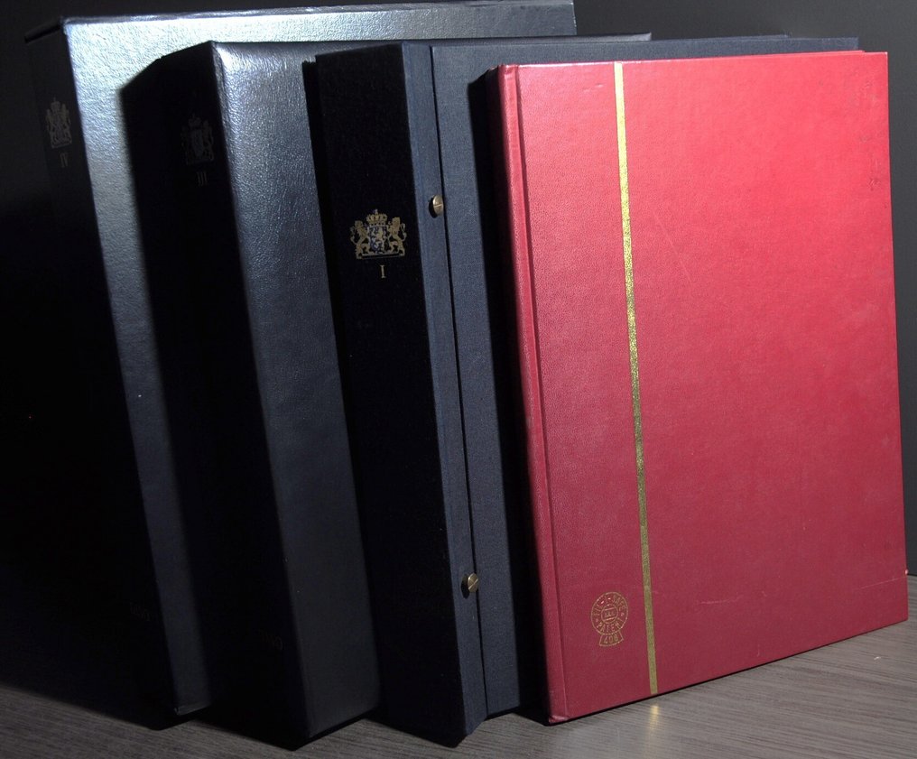 Netherlands  - Investigation of various (luxury) albums and a stock book, including some Overseas territories #1.0