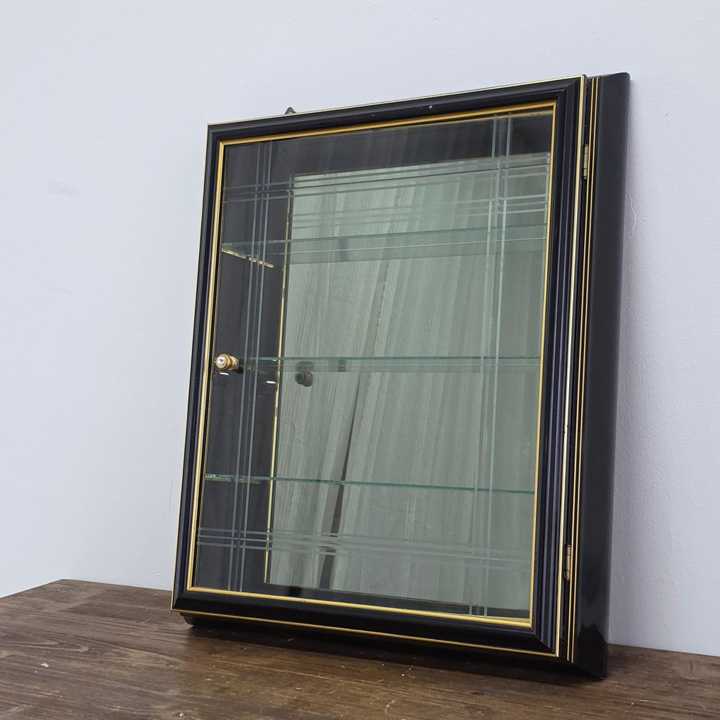 Display case - jewel knob - Wood, Glass - mirror, frosted glass #1.0