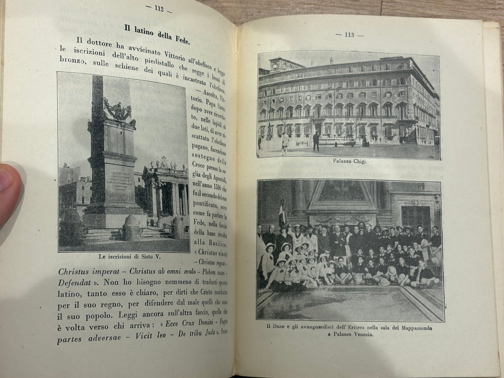 Mussolini - Ventennio - Libro e diploma epoca fascista Balilla - 1938 #4.3
