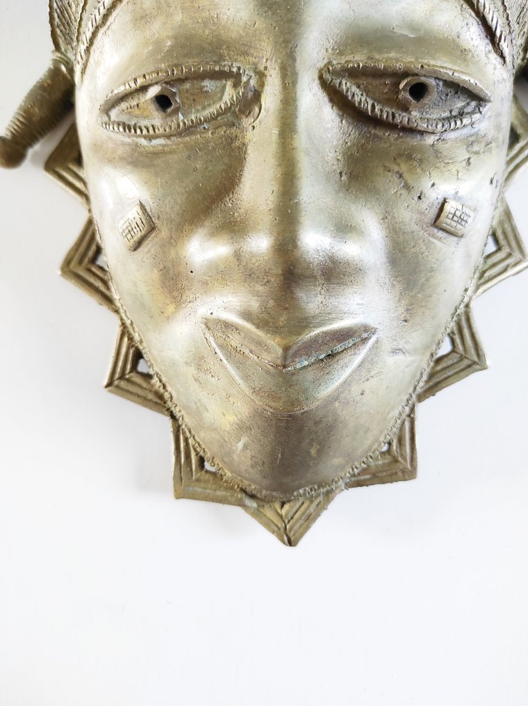 Masker in brons - Baule - Ivoorkust (Zonder Minimumprijs) #1.0