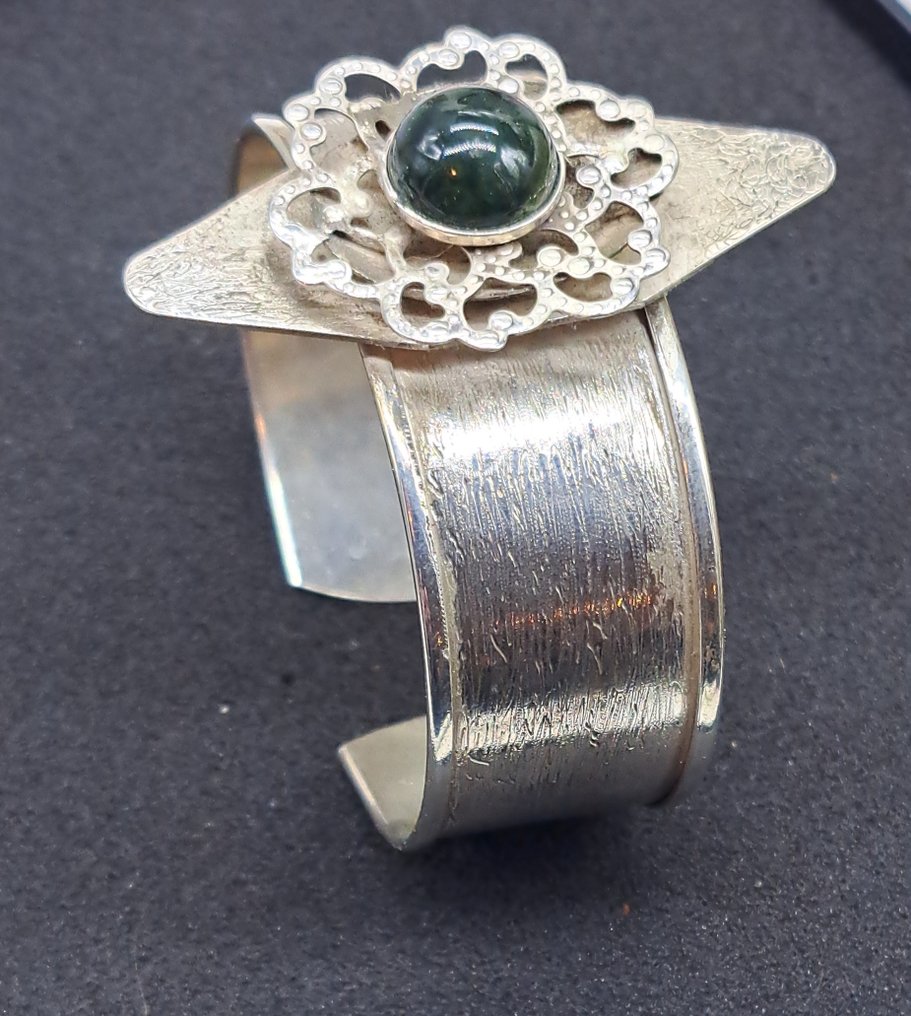 Zonder Minimumprijs - Armband zilver, labradoriet #4.3