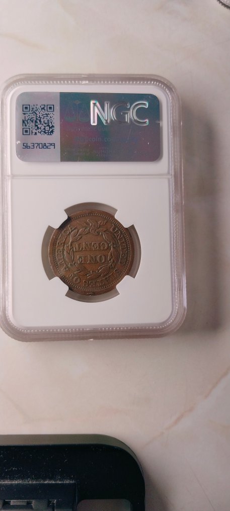 Verenigde Staten. 1 Cent 1856 'Liberty Head' (Zonder minimumprijs) #4.3