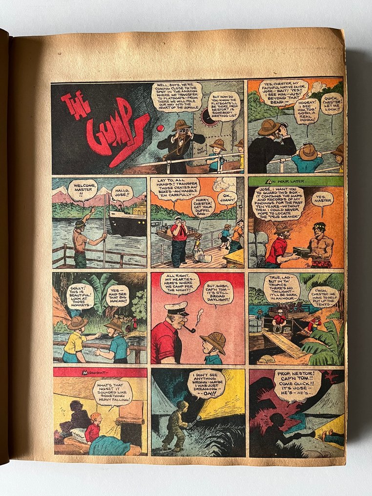 The Gumps - Scrap book complete with all 1941 dailies and Sunday pages - 1 Album - Unique copy - 1941 #4.3