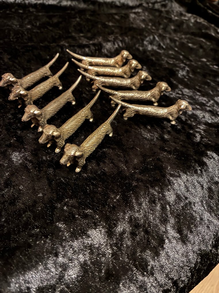 Porte couteau (10) - Fer - 10 teckels messagers #1.0