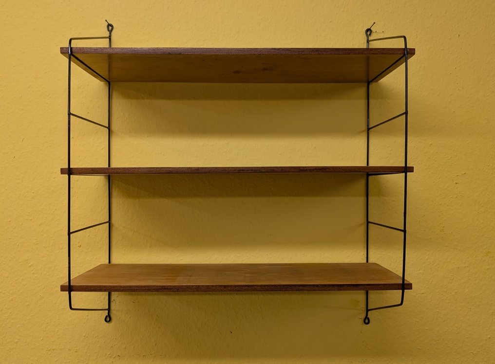 Mensola a muro - Metallo, Legno - Stringregal - Mezzo secolo #1.0