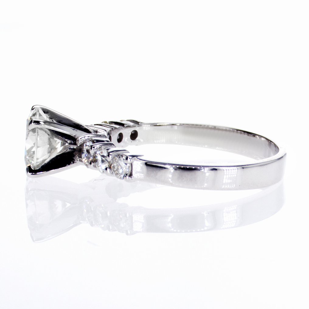 没有保留价 - 订婚戒指 - 14K包金 白金 - 1.86ct. tw. 钻石 (天然) - 钻石 #3.2