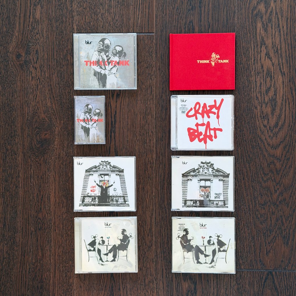 Banksy x Blur - Think Tank: Set of 8 CDs, DVDs and Cassette - CD - 2003 #1.0