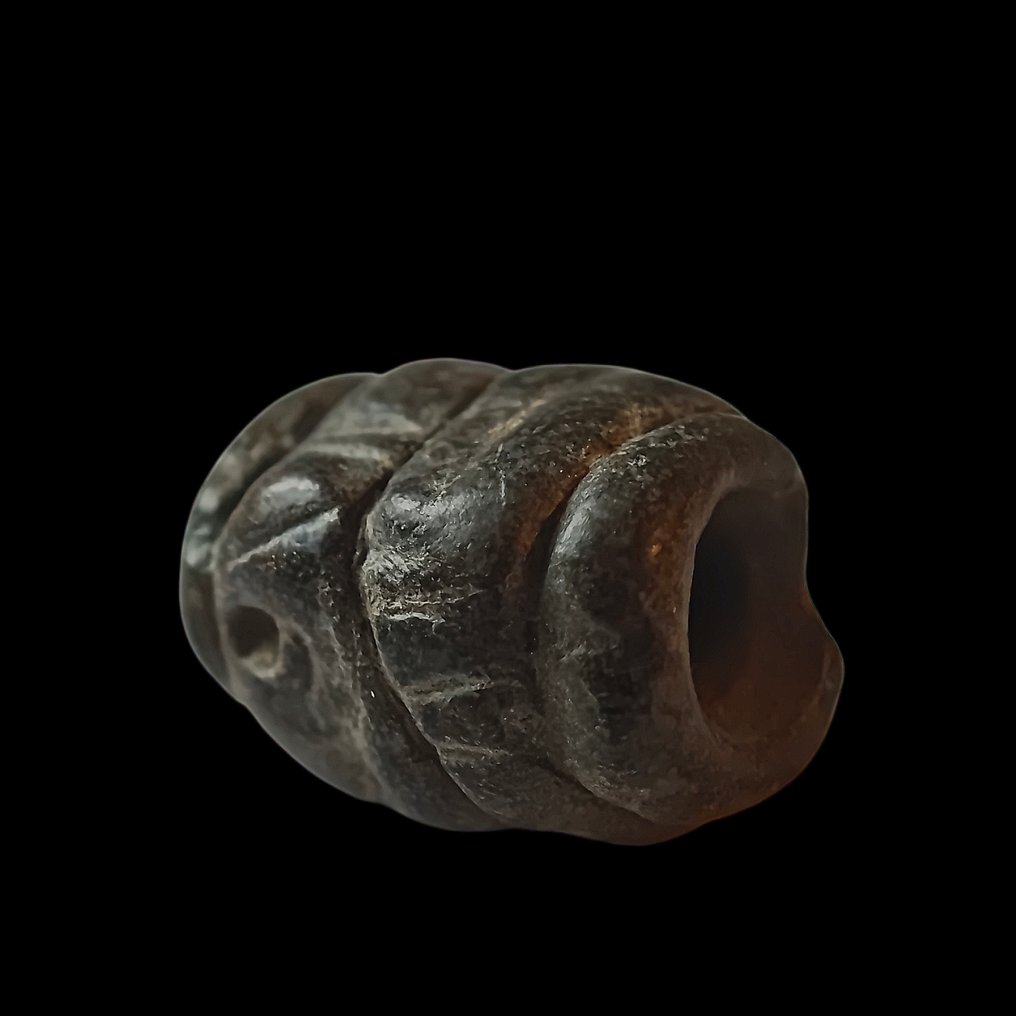 古代美索不达米亚，苏美尔 石头 来自 Jemdet Nasr 时期的圆柱印章珠子  (没有保留价) #1.0