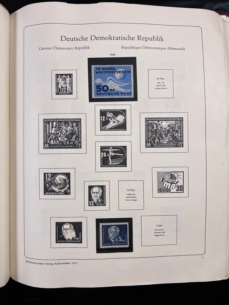 Duitse Democratische Republiek (DDR)  - Collectie DDR in 2 Albums #2.1