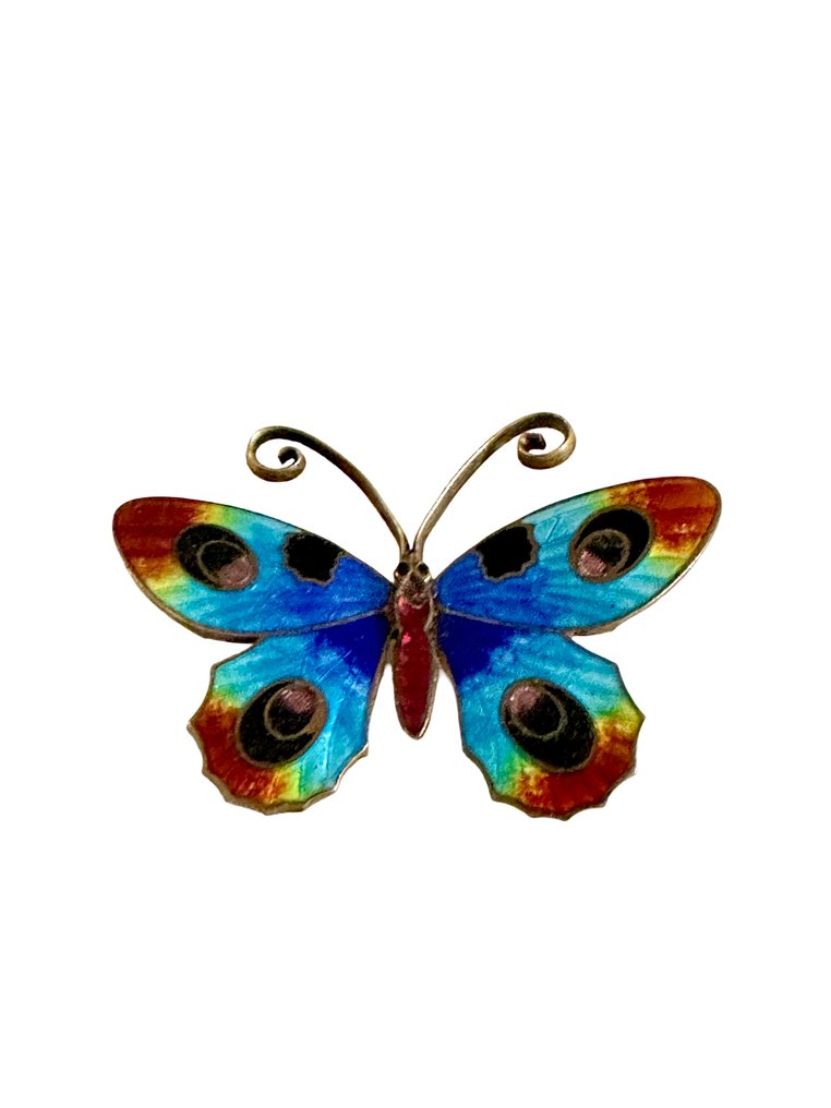 Messing - Guilloché-emaille - Rintaneula #1.0