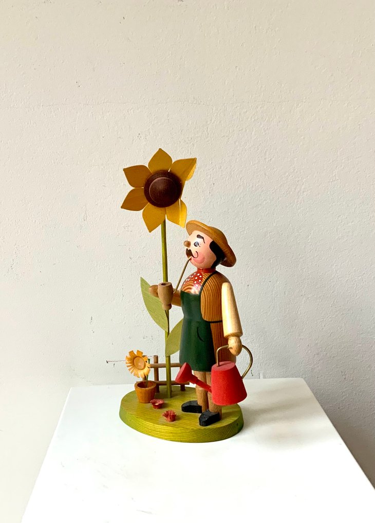 Χριστουγεννιάτικο στολίδι Stephan Mothes - κηπουρός - Ξύλο - Ερζγκεμπίργκερ περίπου το 2010. #2.1