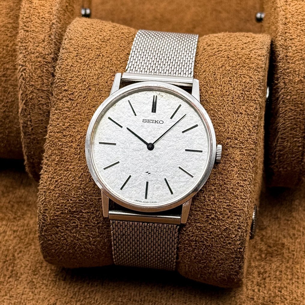 Seiko - 縁光 (Enkō) – Framed Light - No Reserve Price - 2220-0430 - Men - 1977 #1.0