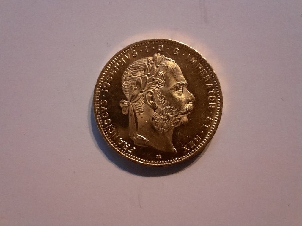 奥地利. 4 Florins/10 Francs. 1892 - Franz Joseph I. - offizielle Neuprägung (没有保留价) #2.1