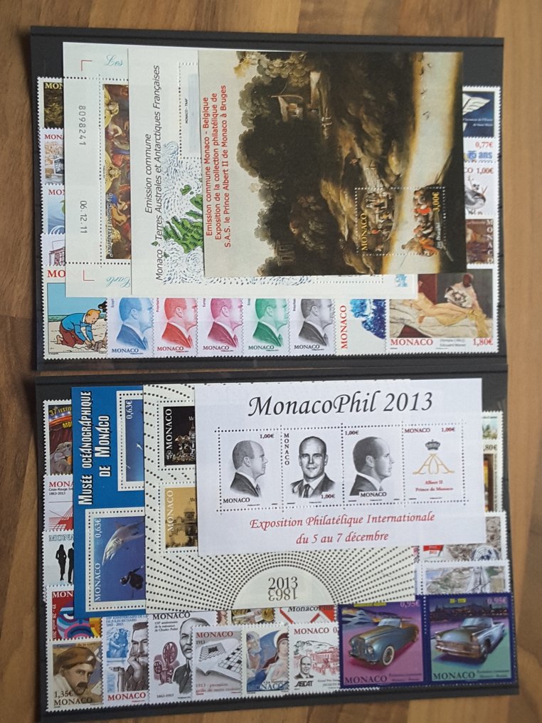 Monaco 2012/2013 - Two full years of common stamps. - Yvert 2809 à 2906 sans les timbres non émis #1.0