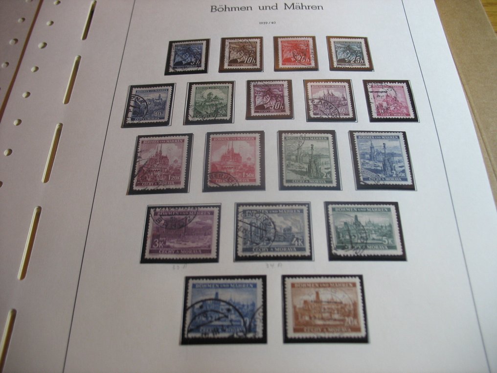 Bohemia, Moravia, and the General Government.  - Bohemia and Moravia and GG stamp collection almost complete. #1.0