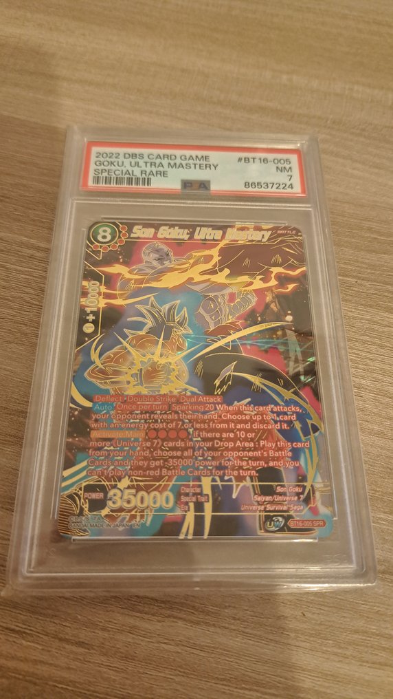Bandai - 2 Graded card - Dragon Ball Foil - PSA 7 #1.0
