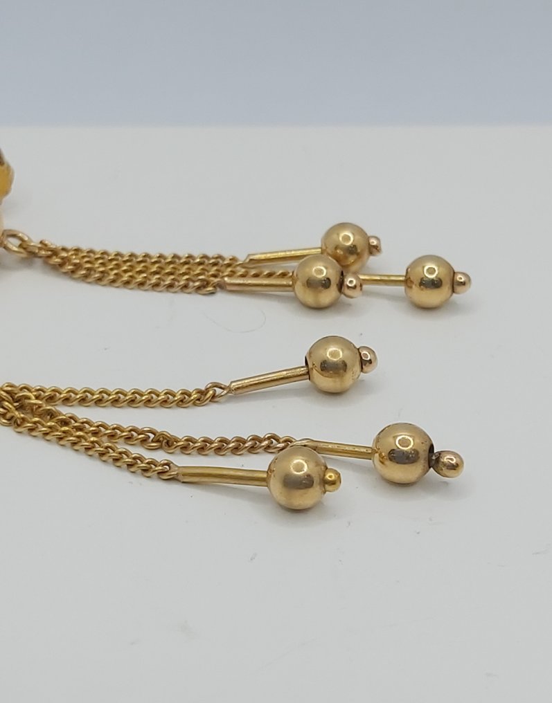 Drop fülbevaló - 19,2 kt. Sárga arany #3.2